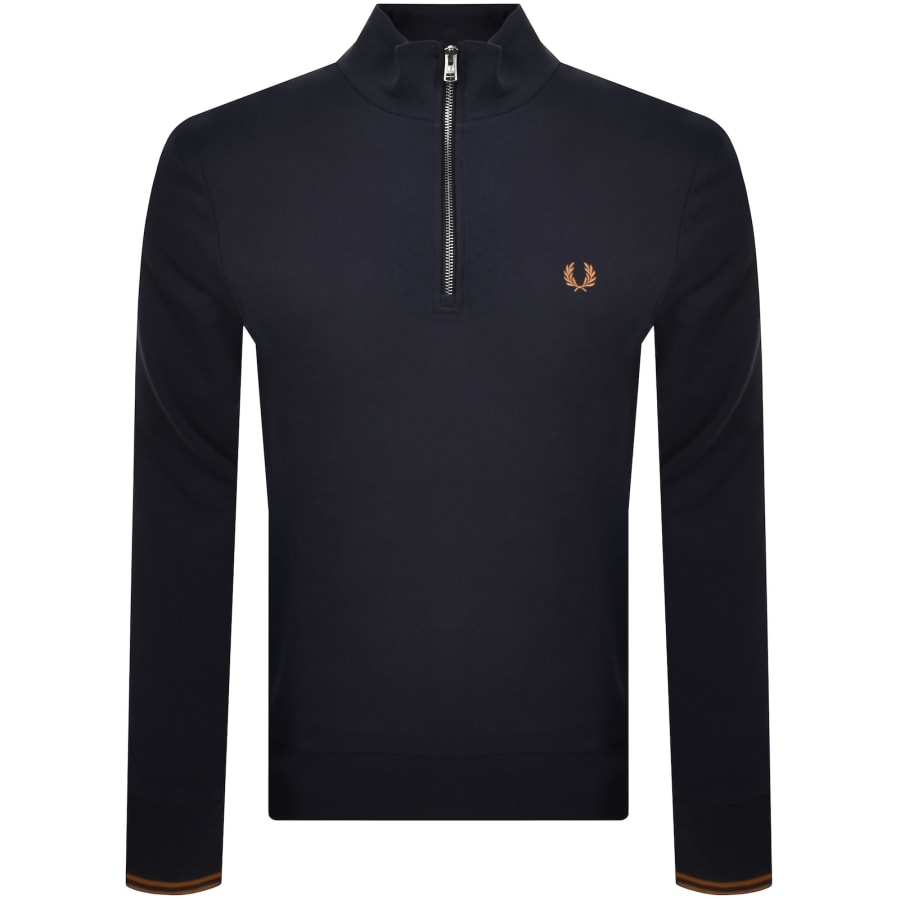 Fred perry zip sweatshirt discount